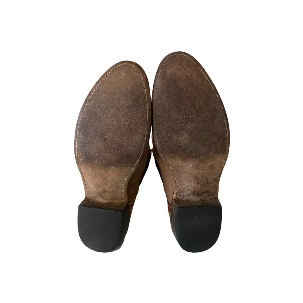 Lucchese Men's Crayton Mad Dog Goat Western Boots Size:7.5 B